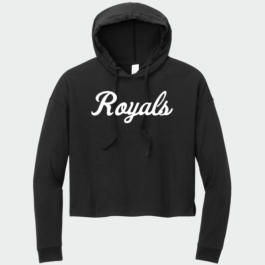 TCR: Royals Script, Women's Triblend Long Sleeve Hoodie