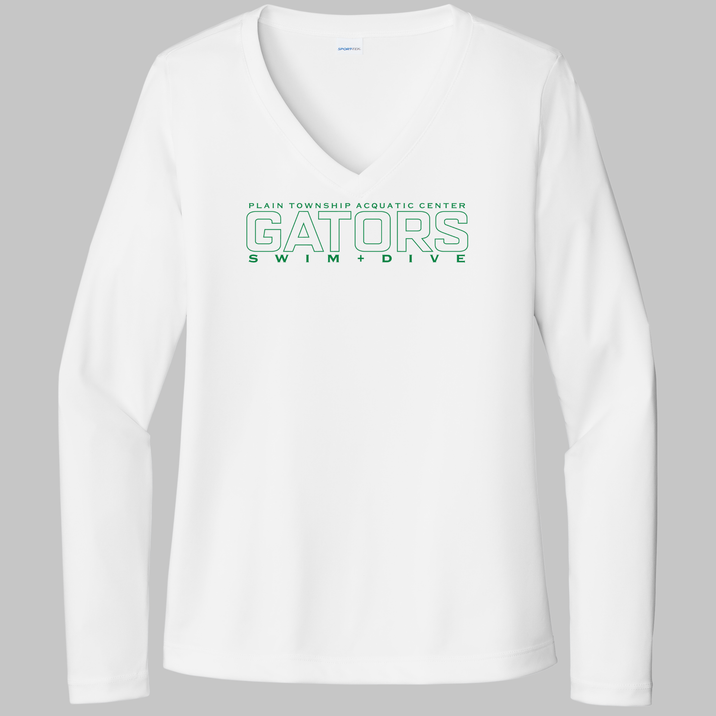 PTAC: Gators Women's Tech V-Neck Long Sleeve Tee
