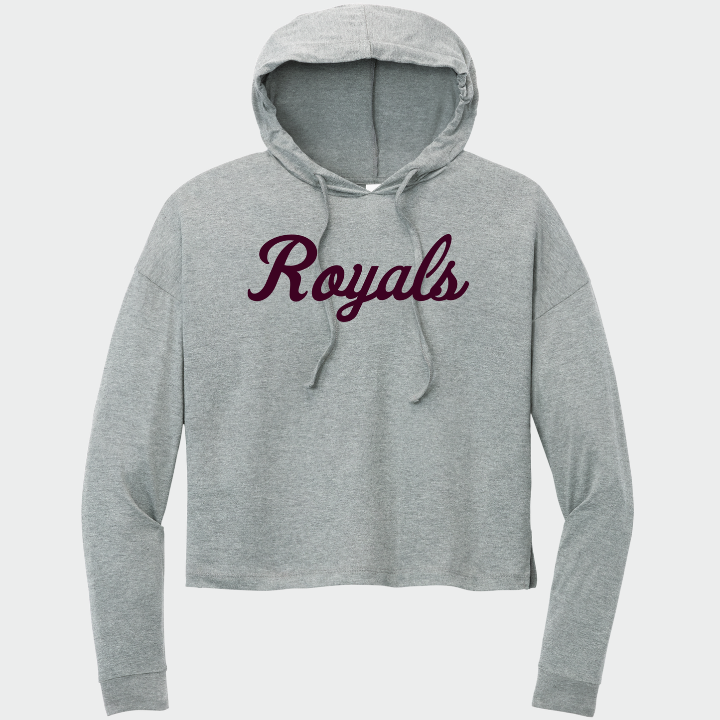 TCR: Royals Script, Women's Triblend Long Sleeve Hoodie