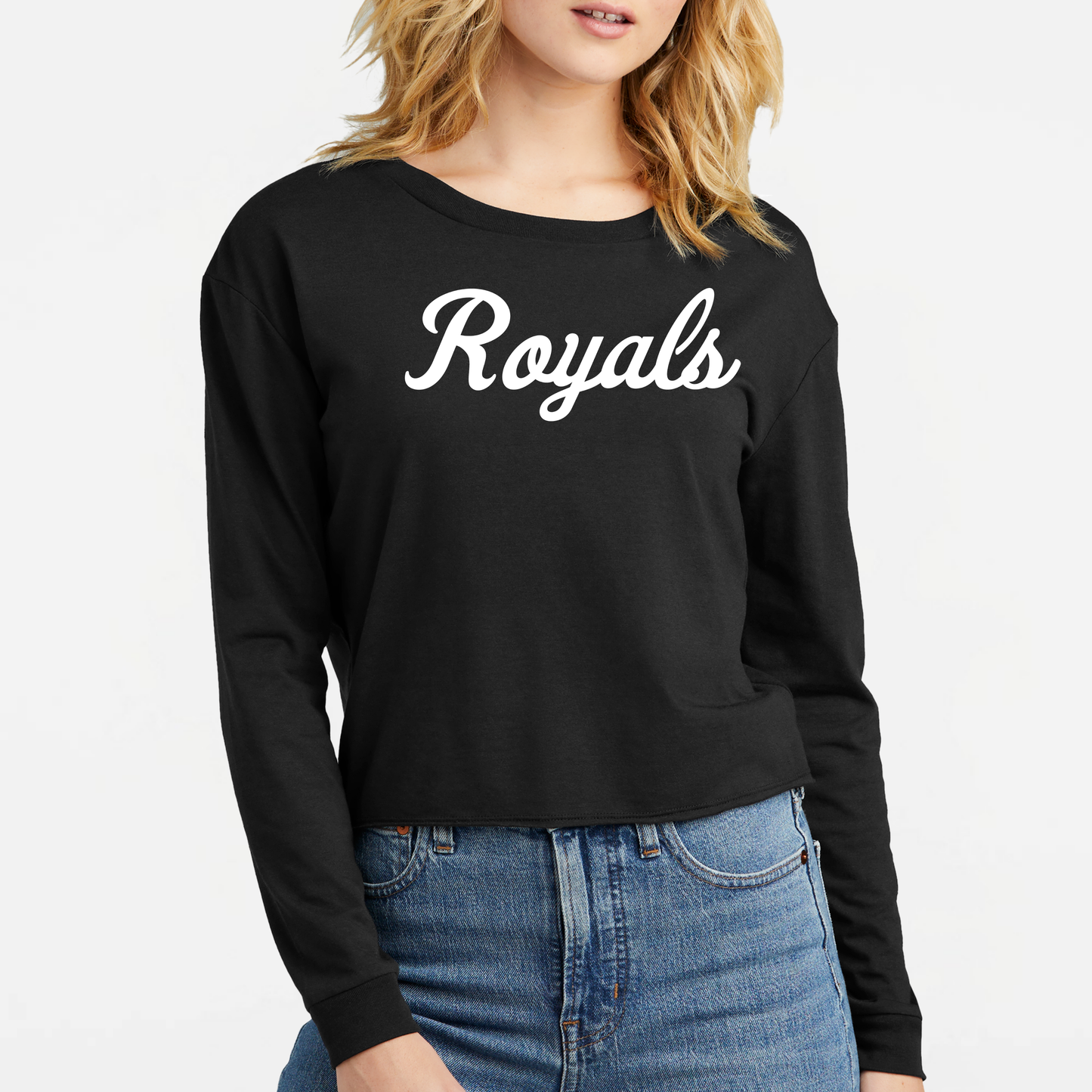 TCR: Royals Script, Women's Triblend Midi Long Sleeve Tee