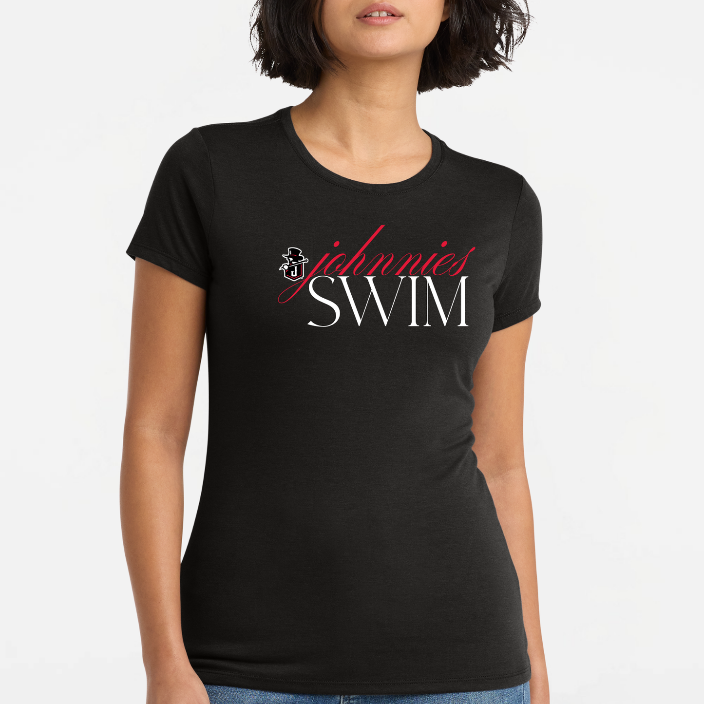 JS: Johnnies Swim Women's Triblend Short Sleeve T-Shirt