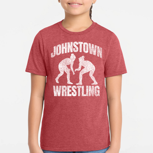 JYAA: Johnstown Wrestling *distressed graphic* Blended T-Shirt