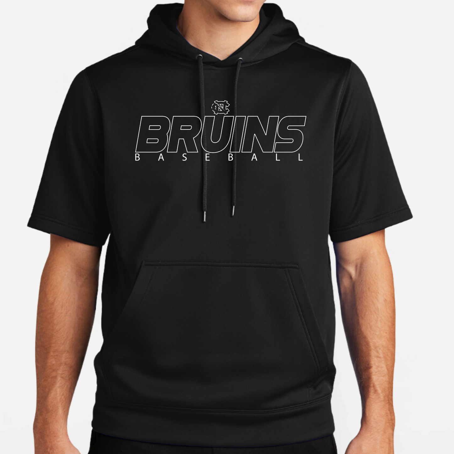 BRUINS: Short Sleeve Tech Fleece Hoodie
