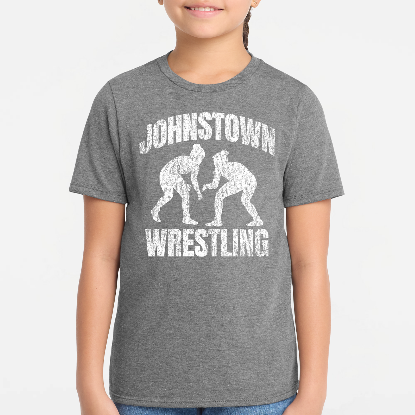JYAA: Johnstown Wrestling *distressed graphic* Blended T-Shirt