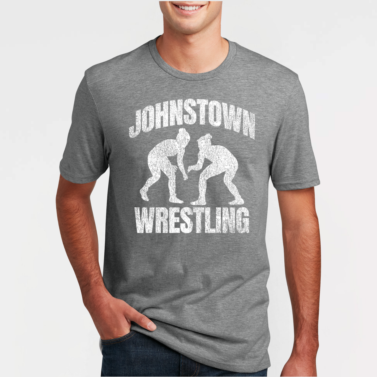JYAA: Johnstown Wrestling *distressed graphic* Blended T-Shirt