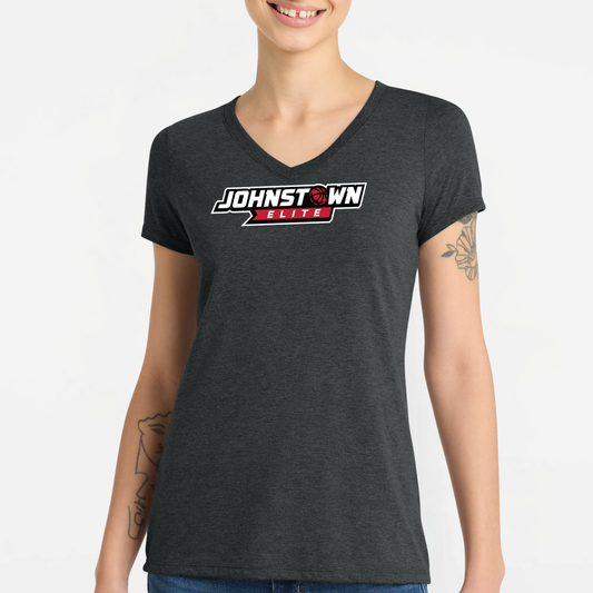 JEB: Johnstown Elite Basketball Women's Blended Short Sleeve V-Neck T-Shirt