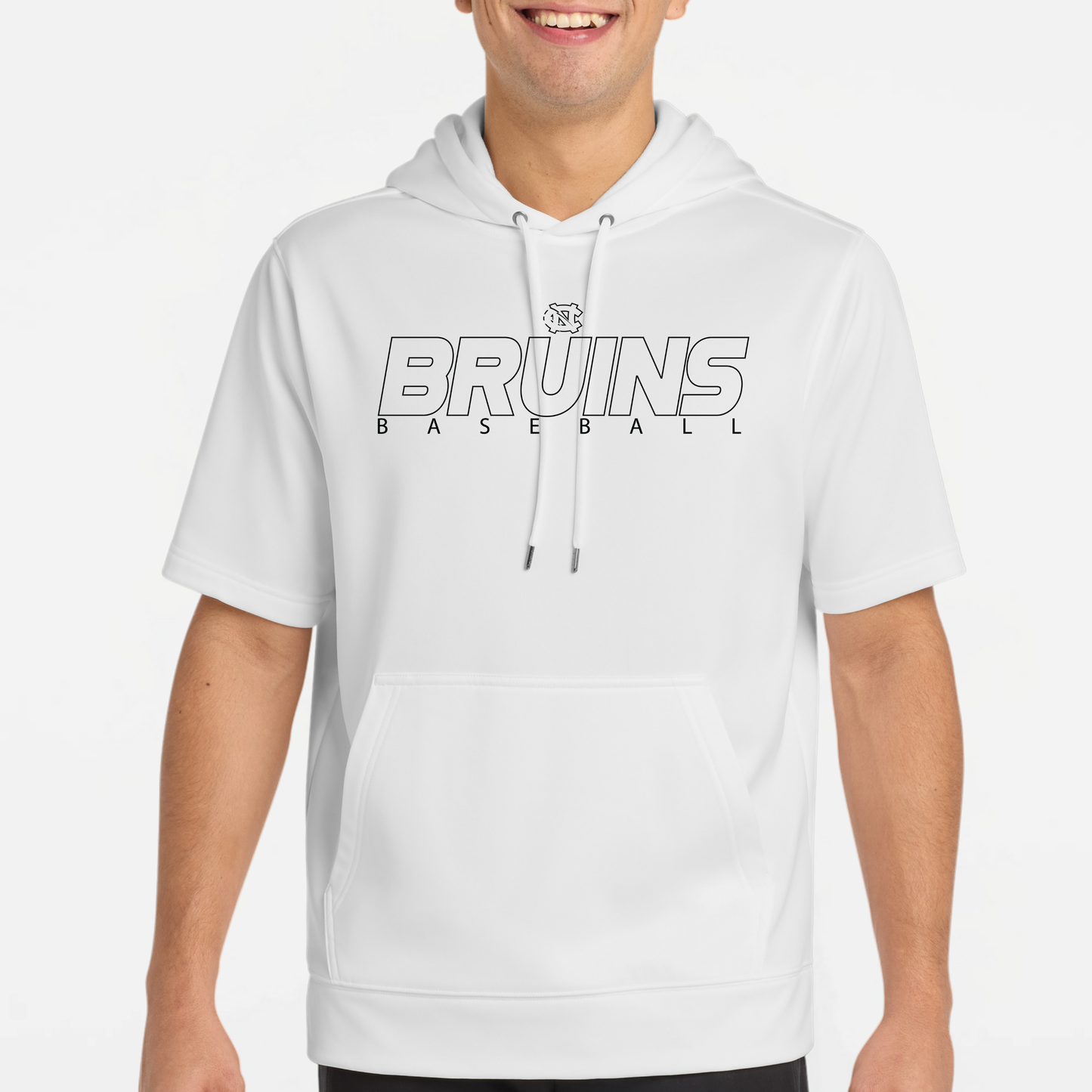 BRUINS: Short Sleeve Tech Fleece Hoodie