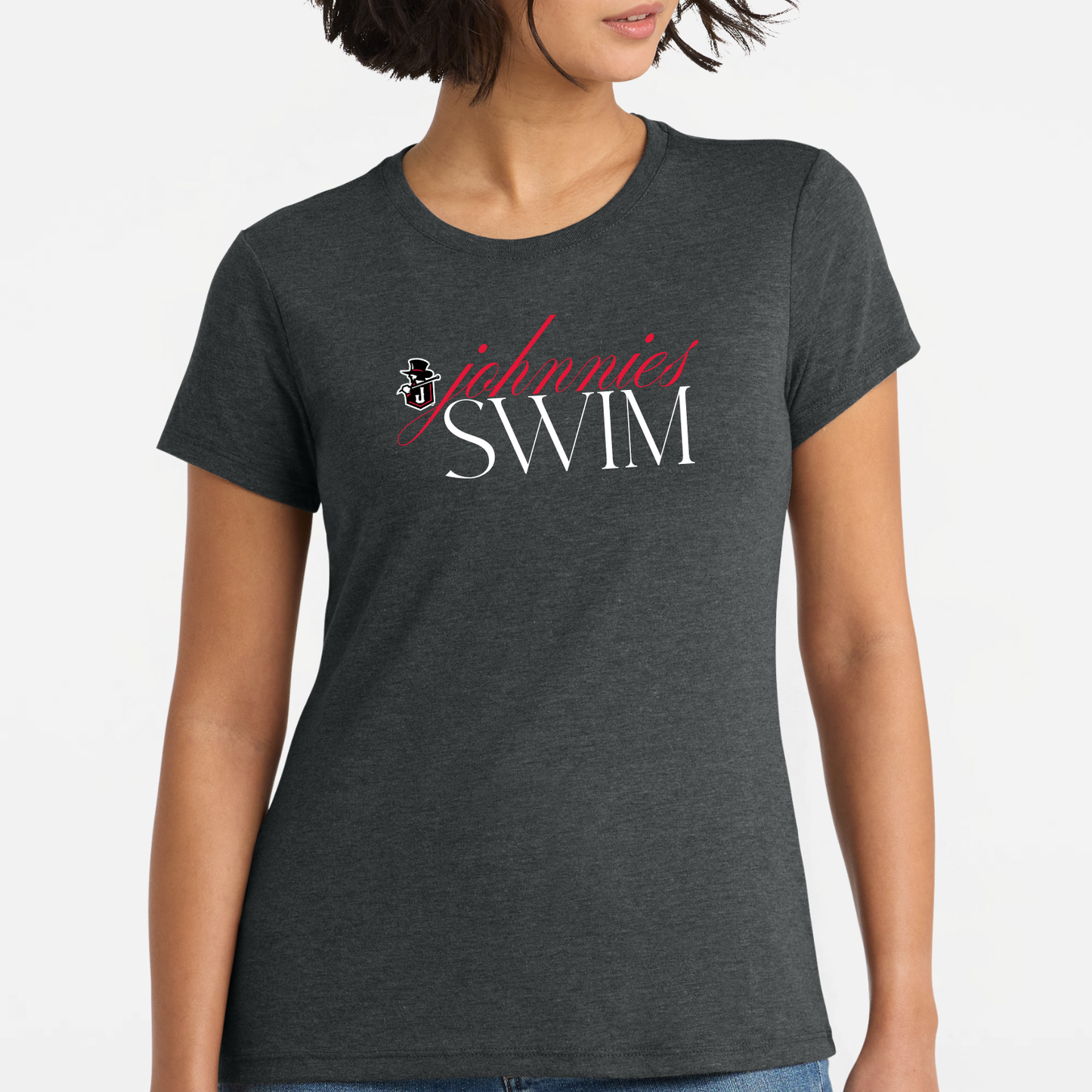 JS: Johnnies Swim Women's Triblend Short Sleeve T-Shirt