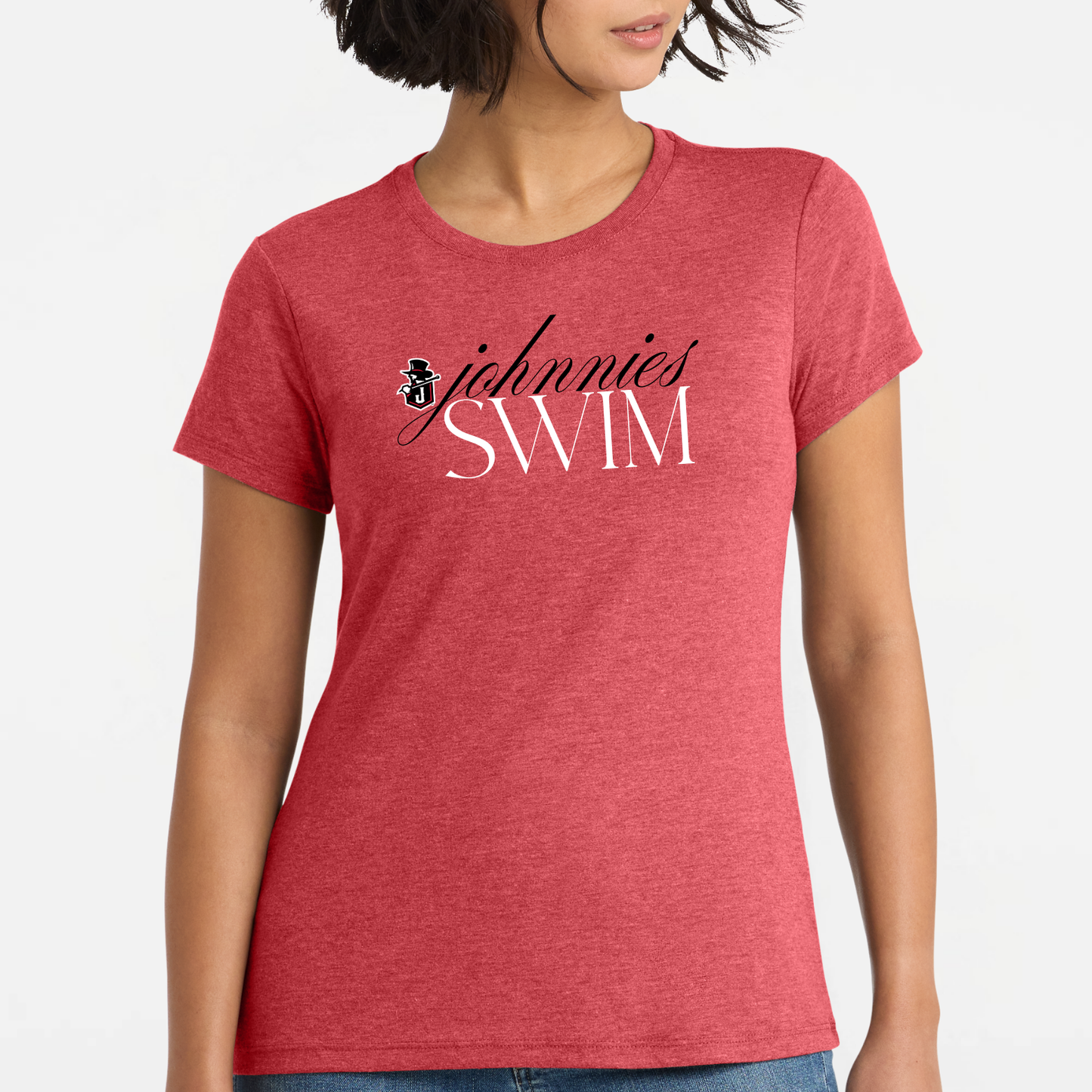 JS: Johnnies Swim Women's Triblend Short Sleeve T-Shirt