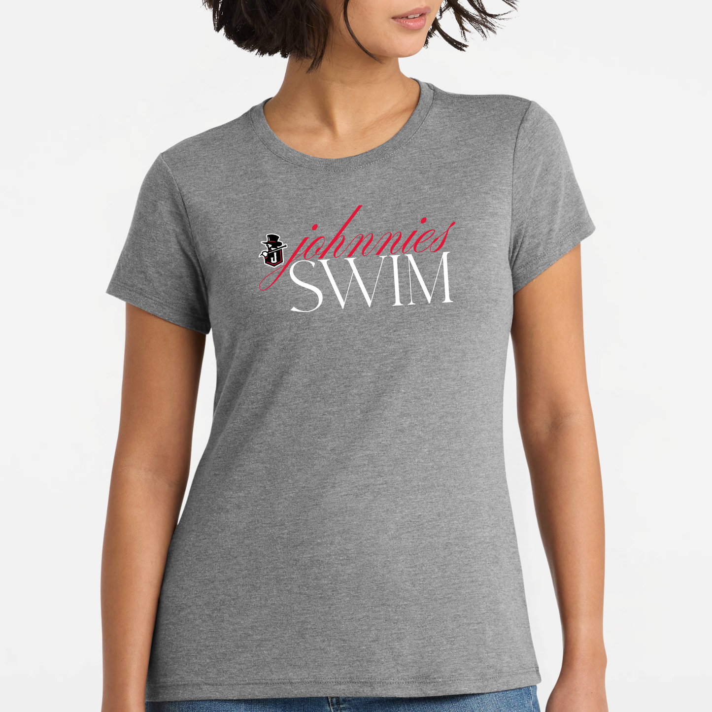 JS: Johnnies Swim Women's Triblend Short Sleeve T-Shirt