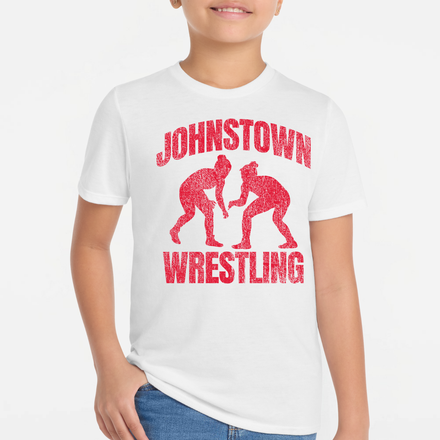 JYAA: Johnstown Wrestling *distressed graphic* Blended T-Shirt