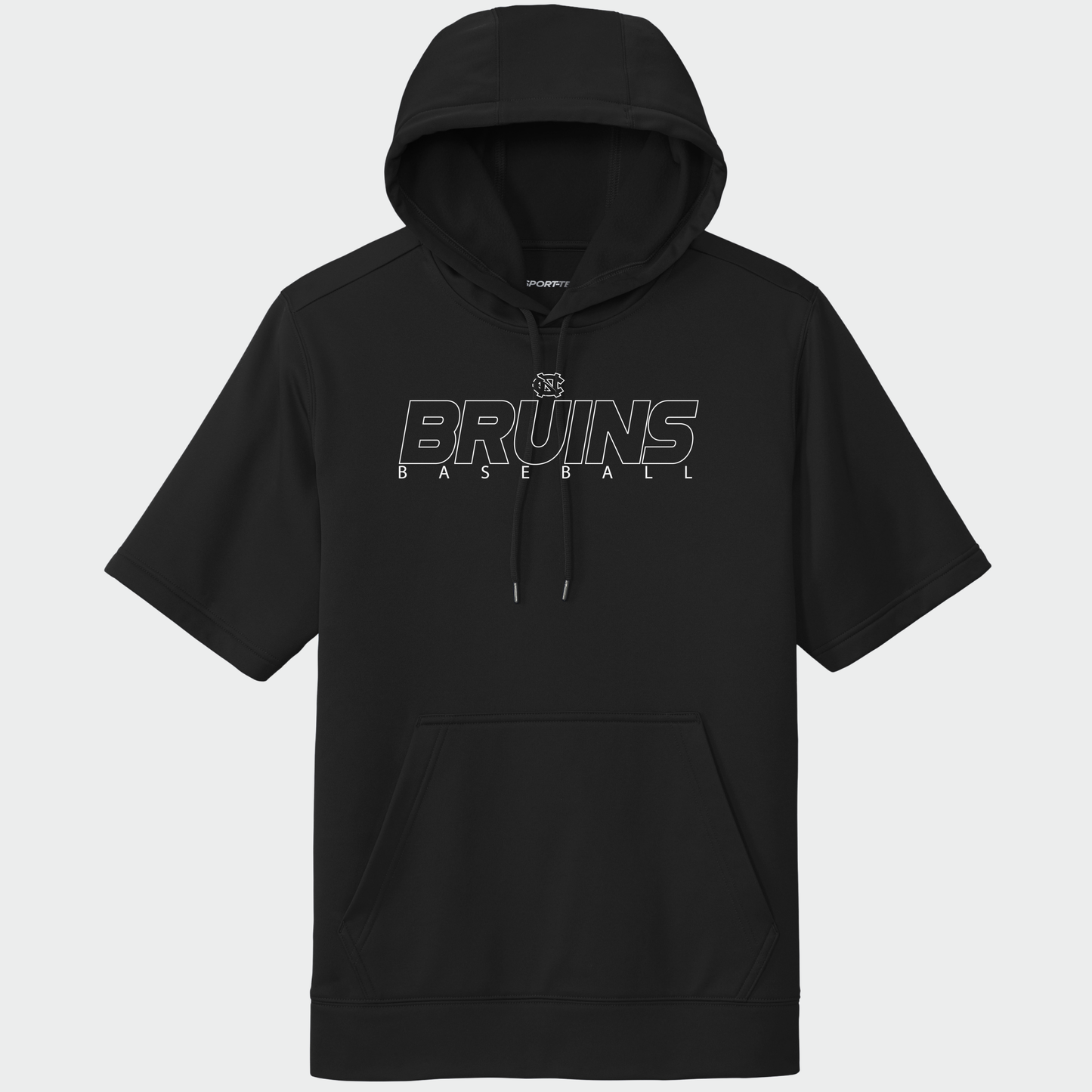 BRUINS: Short Sleeve Tech Fleece Hoodie