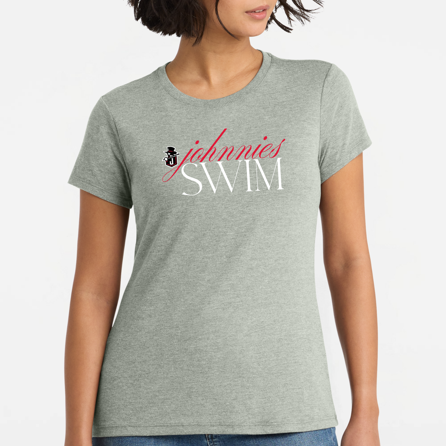 JS: Johnnies Swim Women's Triblend Short Sleeve T-Shirt