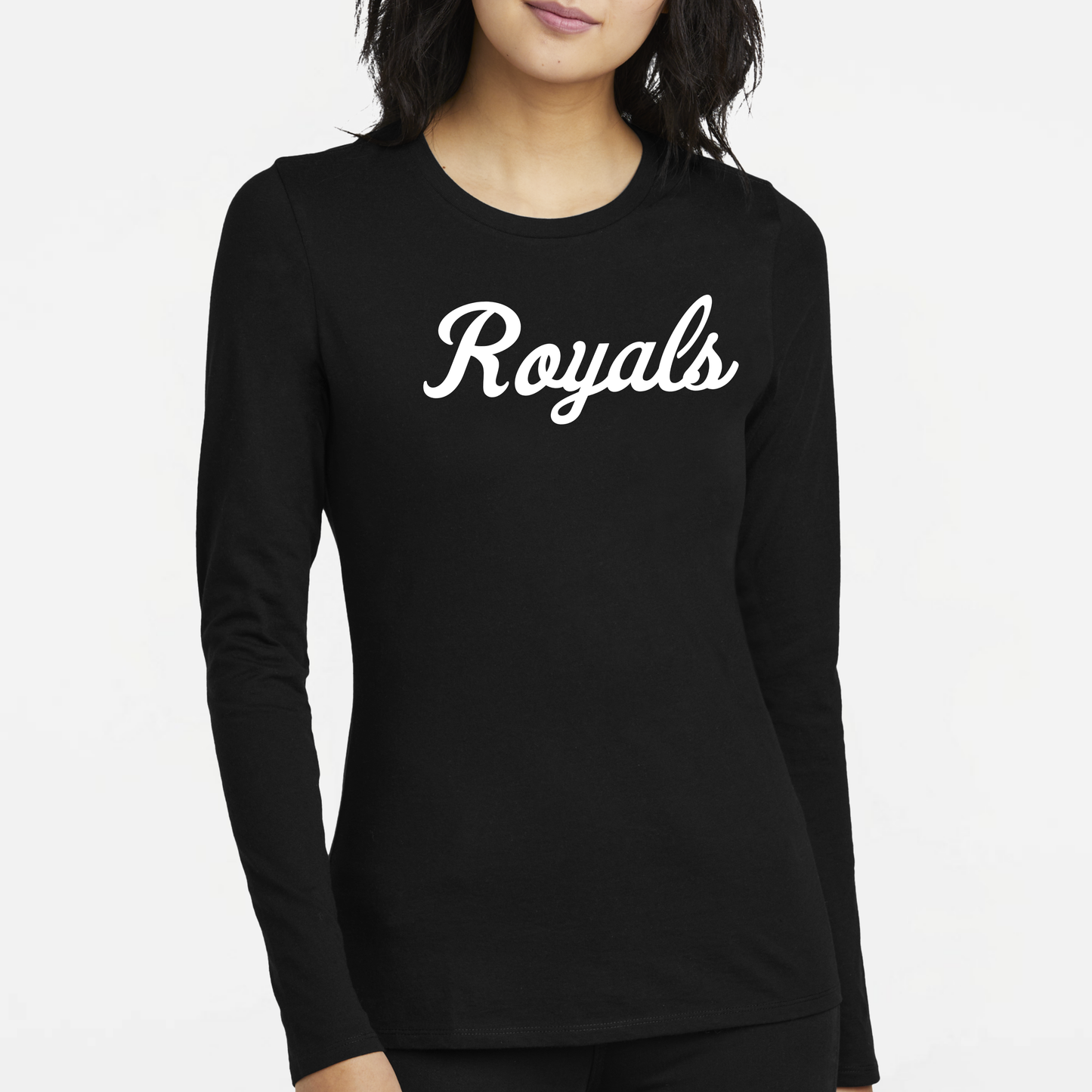 TCR: Royals Script, Women's CVC Long Sleeve Tee