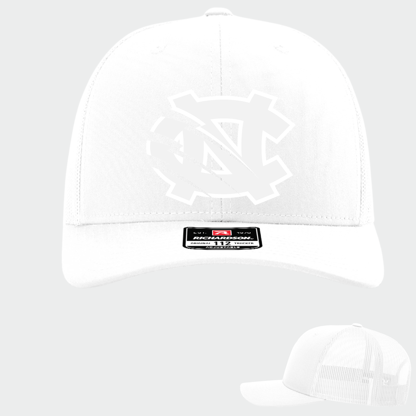 BRUINS: Monochrome NC, Trucker Cap *3D Embroidered*