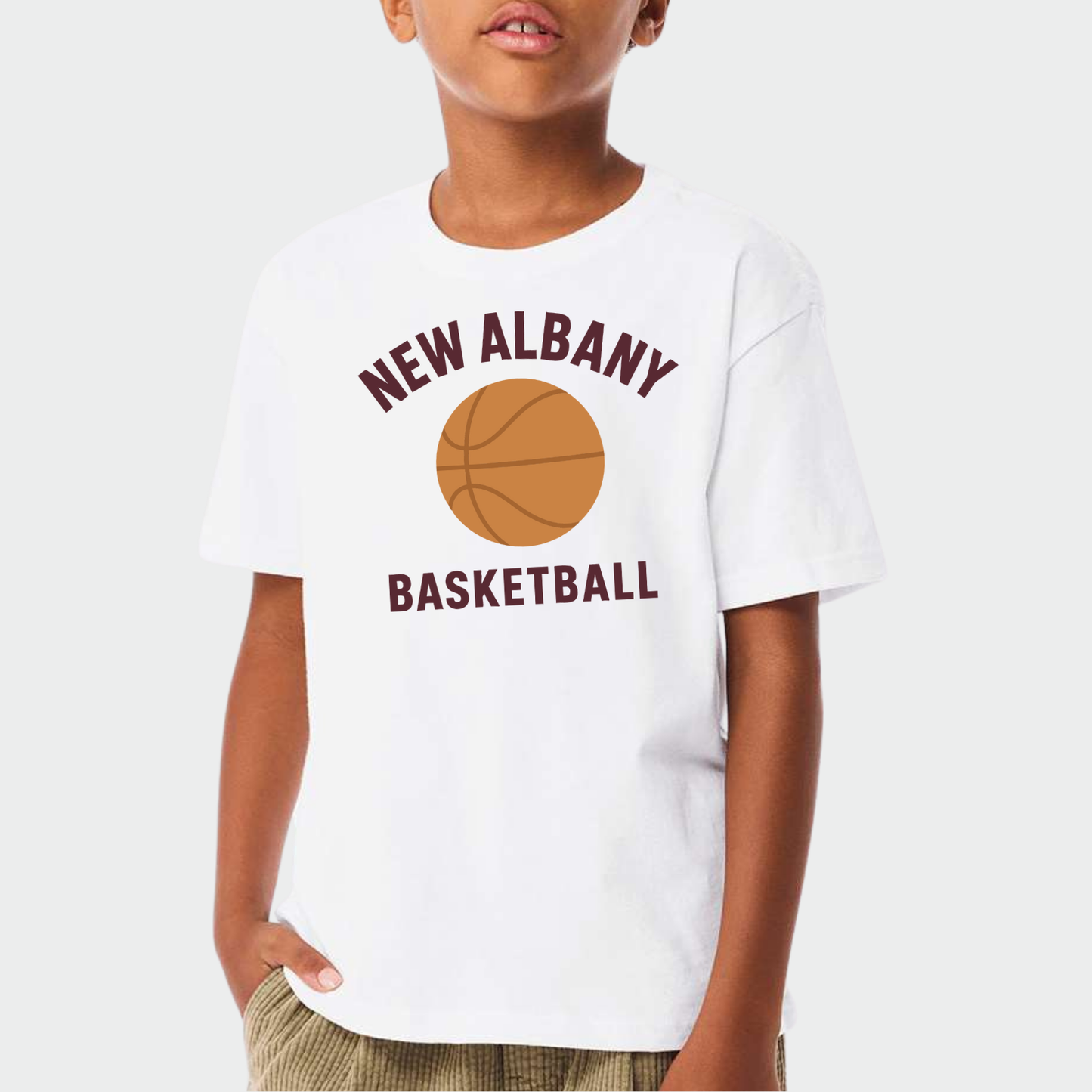NAGTB: New Albany Basketball Heavyweight T-Shirt