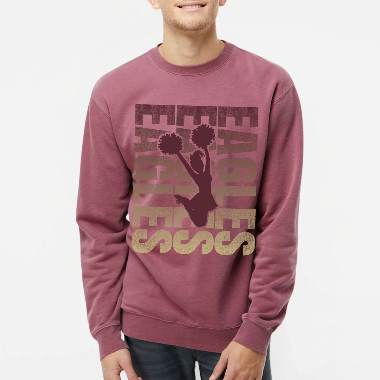 NAYCheer: Pigment-Dyed Crew Sweatshirt