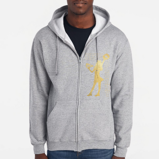 NAYCHEER: 2025 NA Youth Cheer Full-Zip Sweatshirt *foil*