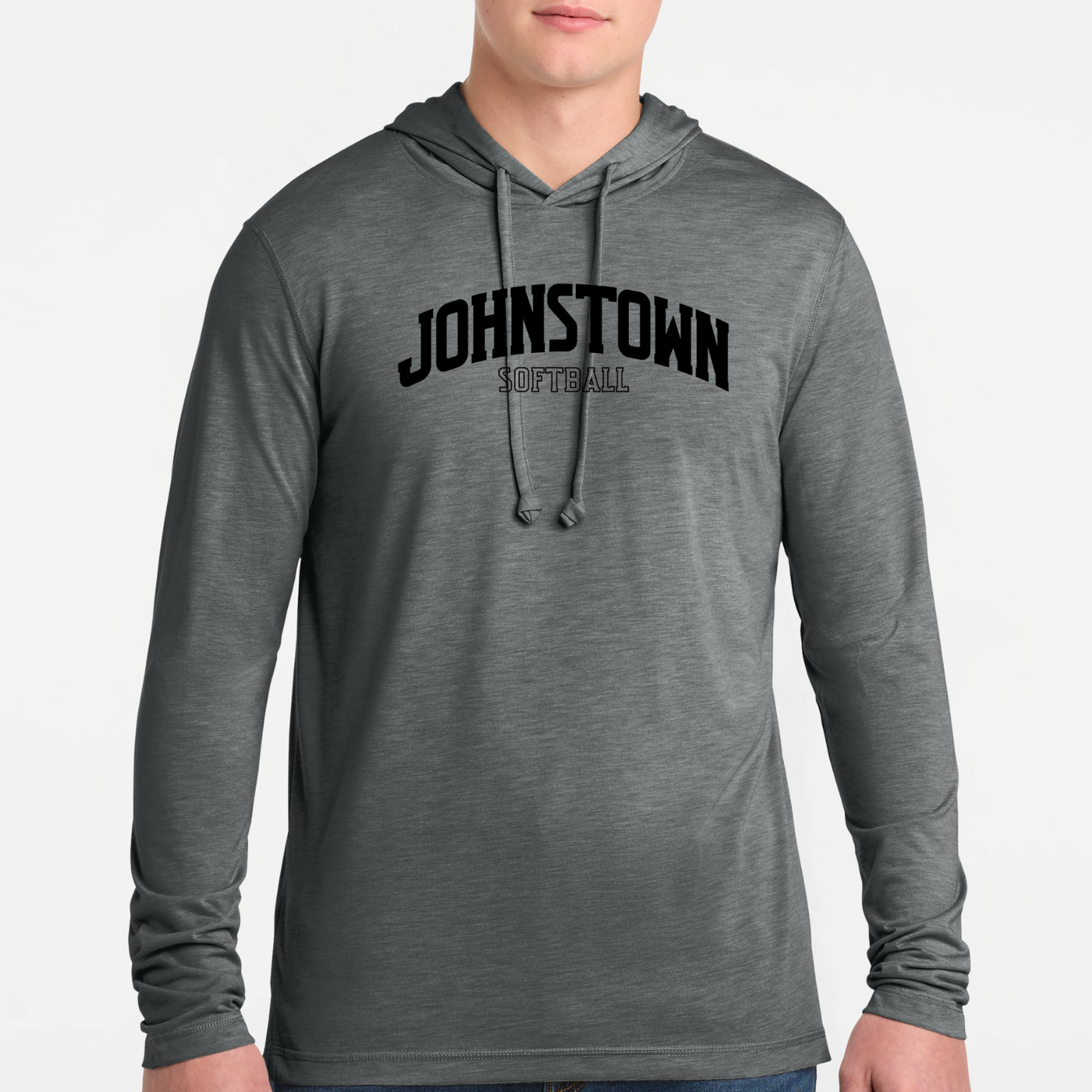 JYAA: Johnstown Arch *Pick Your Sport* Swim Long Sleeve, Hooded Triblend Tech T-Shirt