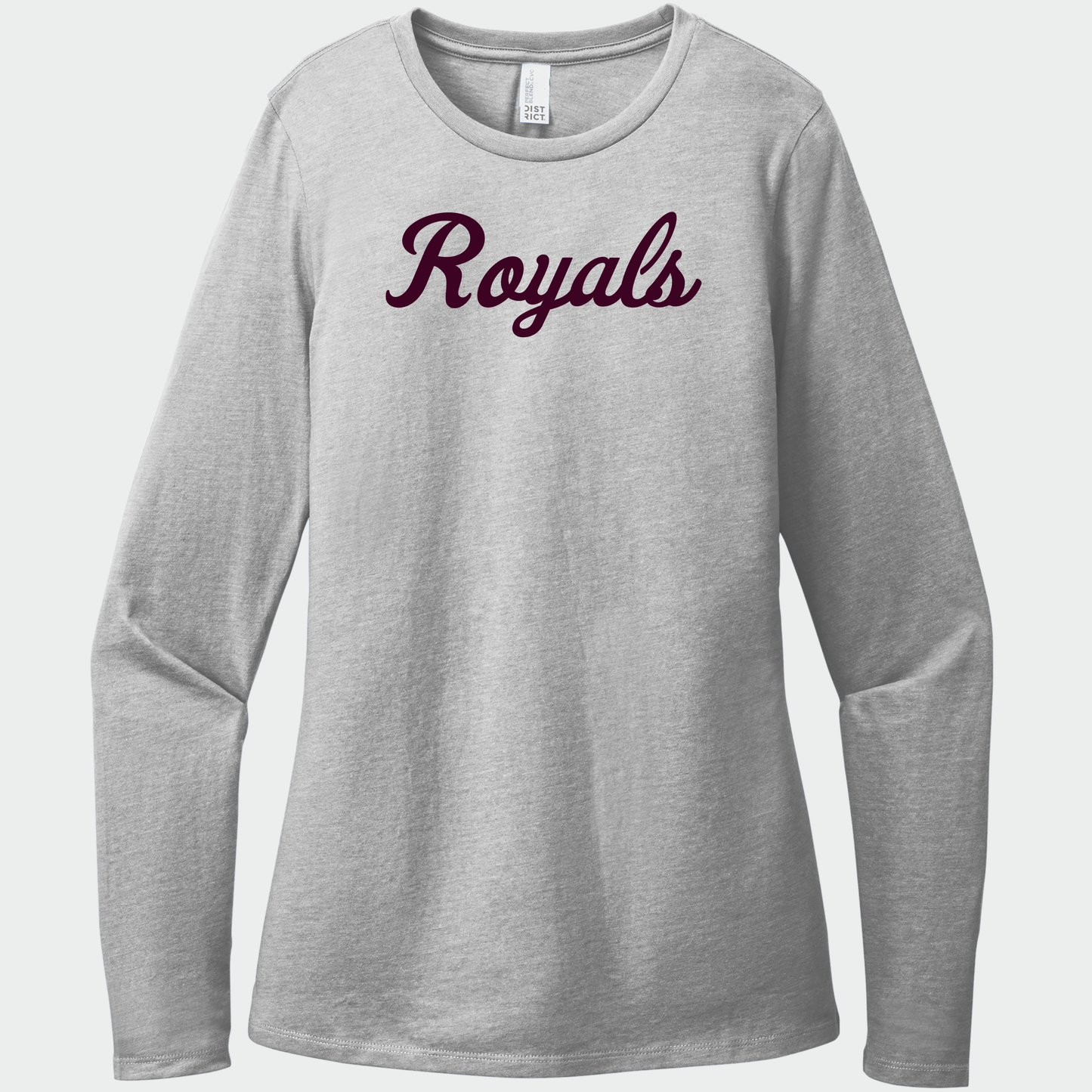 TCR: Royals Script, Women's CVC Long Sleeve Tee