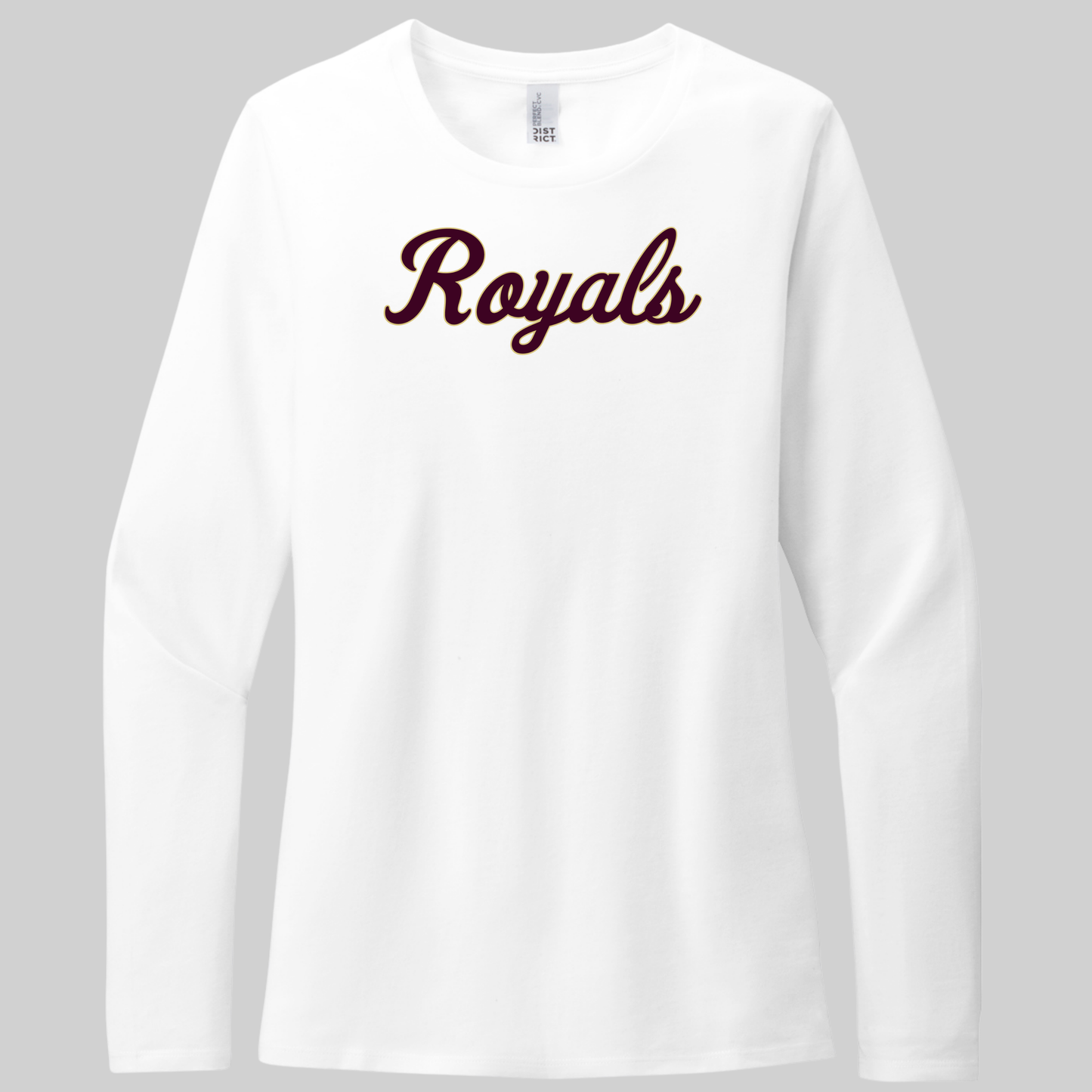 TCR: Royals Script, Women's CVC Long Sleeve Tee