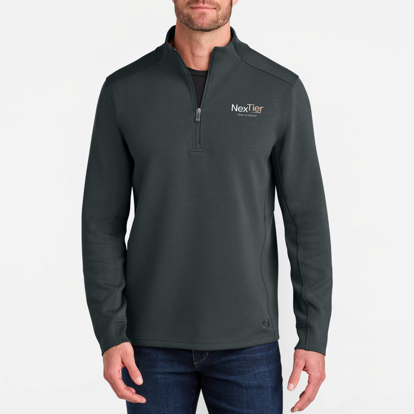 NexTier: Embroidered Transcend Quarter-Zip Sweatshirt