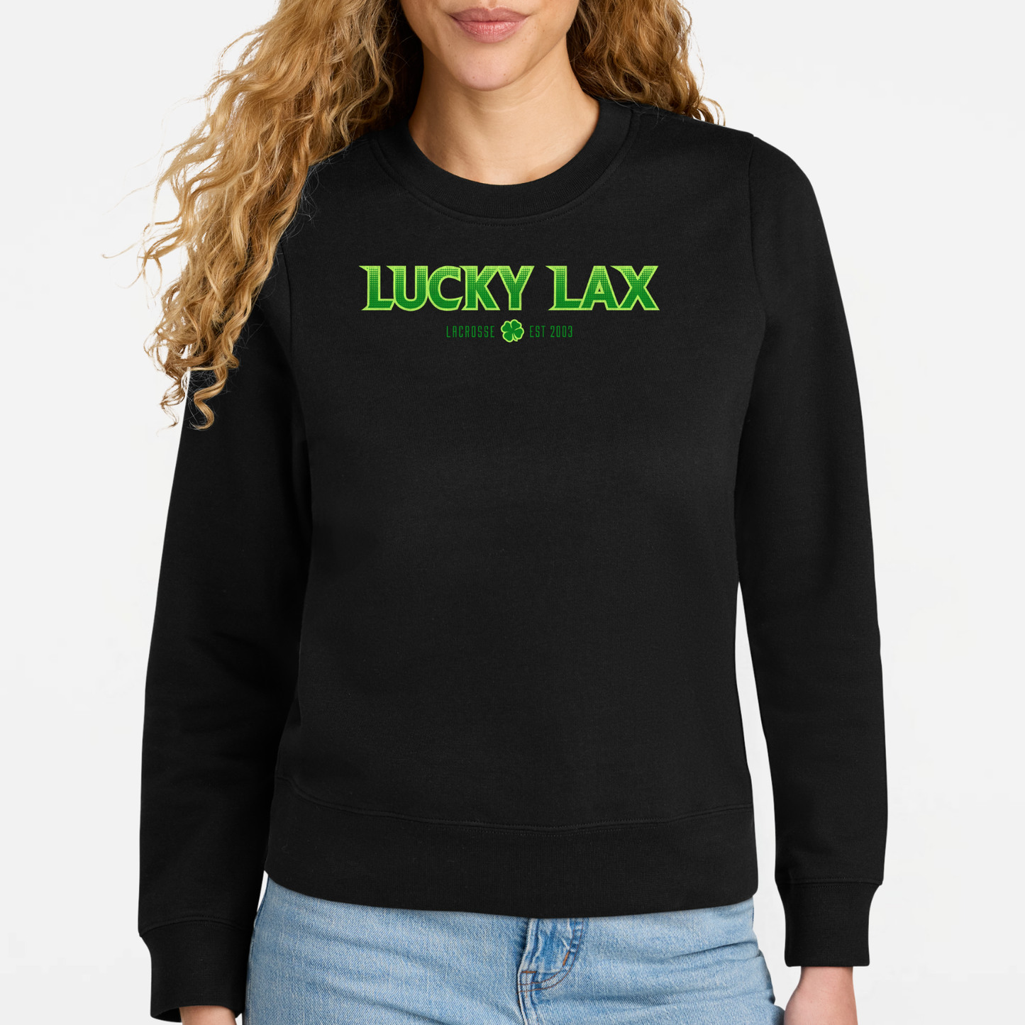 LuckyLax: Women's Crew Sweatshirt