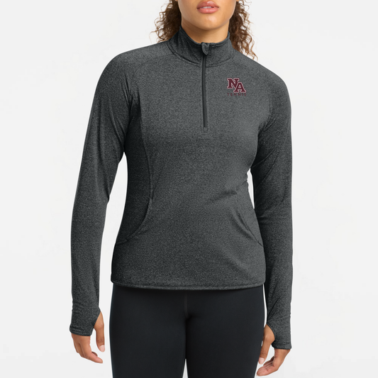 NATennis: NA Tennis, Embroidered, Women's Stretch Quarter-Zip