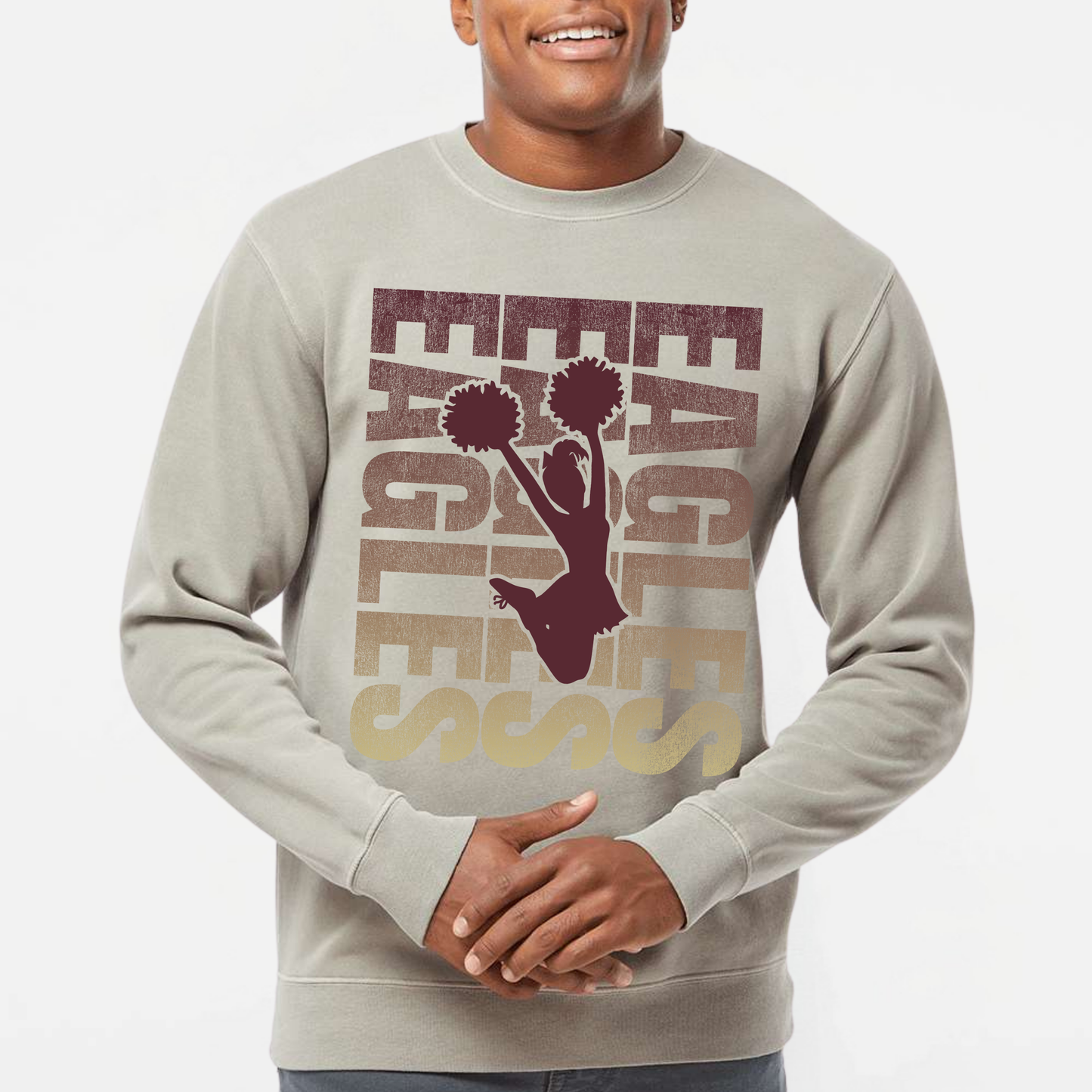 NAYCheer: Pigment-Dyed Crew Sweatshirt