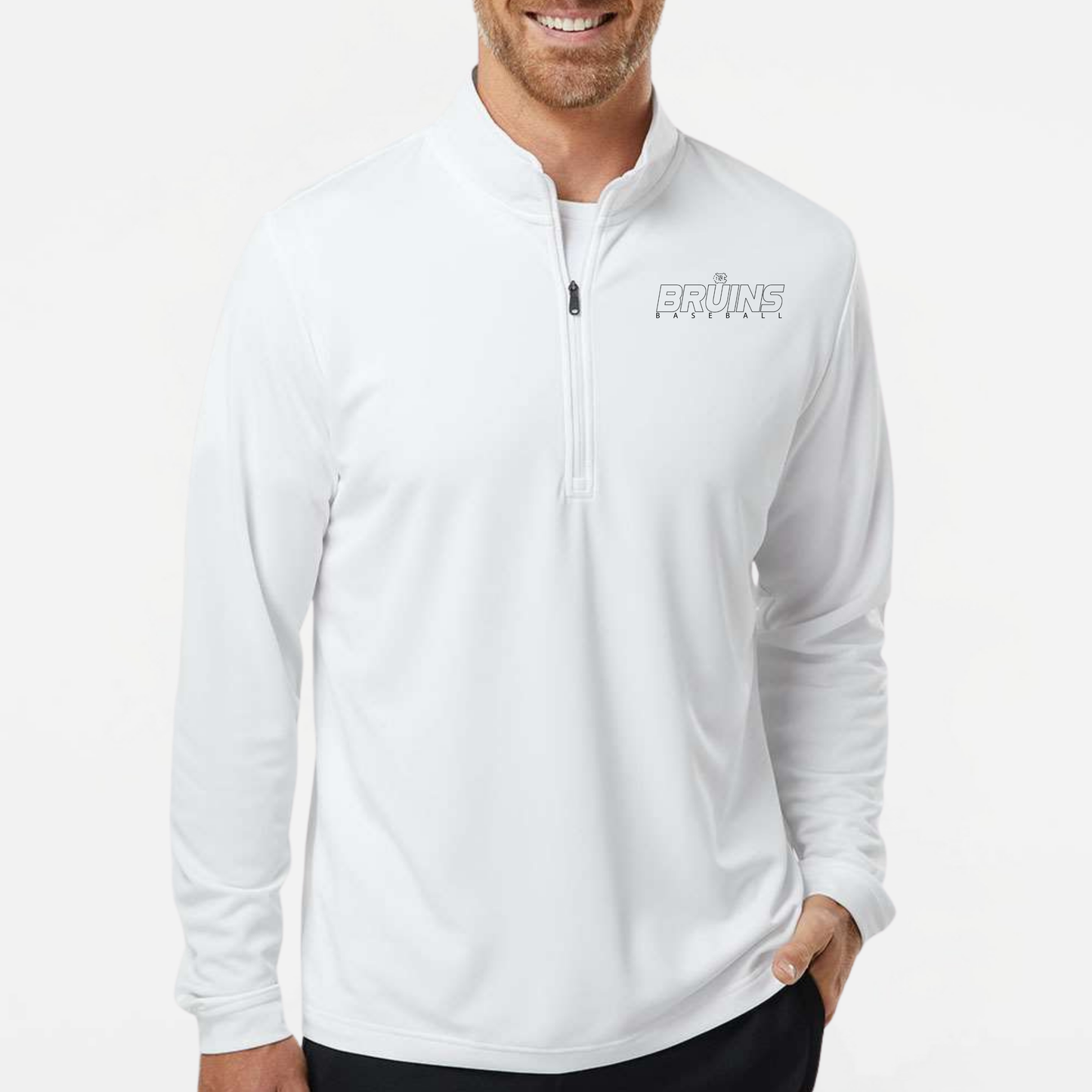 BRUINS: Lightweight Quarter-Zip Pullover