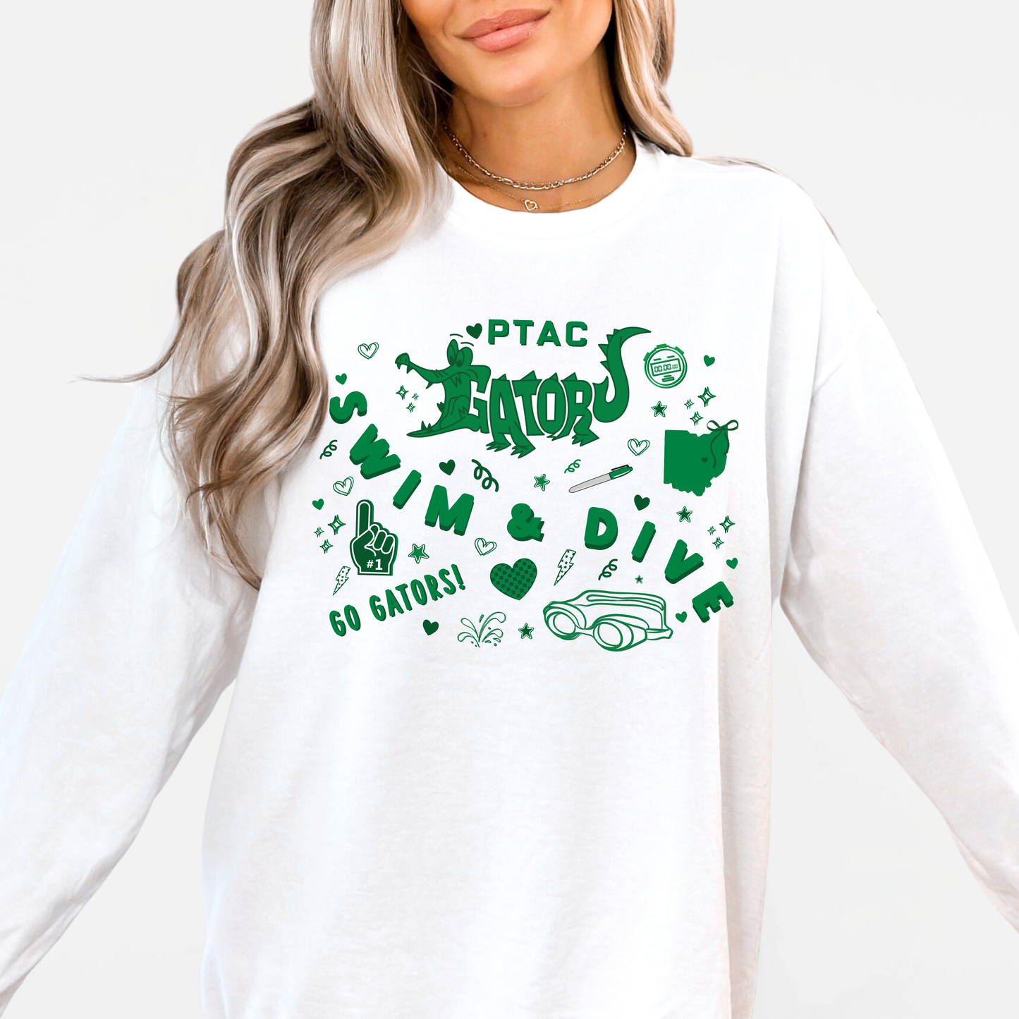 PTAC: Gators Collage Vintage Crew Sweatshirt