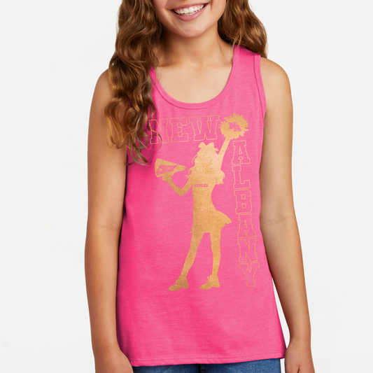 NAYCHEER: 2025 NA Youth Cheer Girls Tank Top *foil*