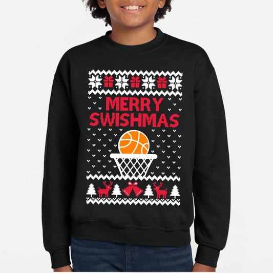 JYAA: Merry Swishmas Crew Sweatshirt