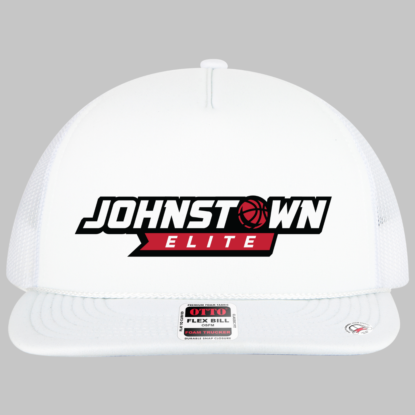 JEB: Johnstown Elite Basketball Flex-Bill Foam Trucker Hat
