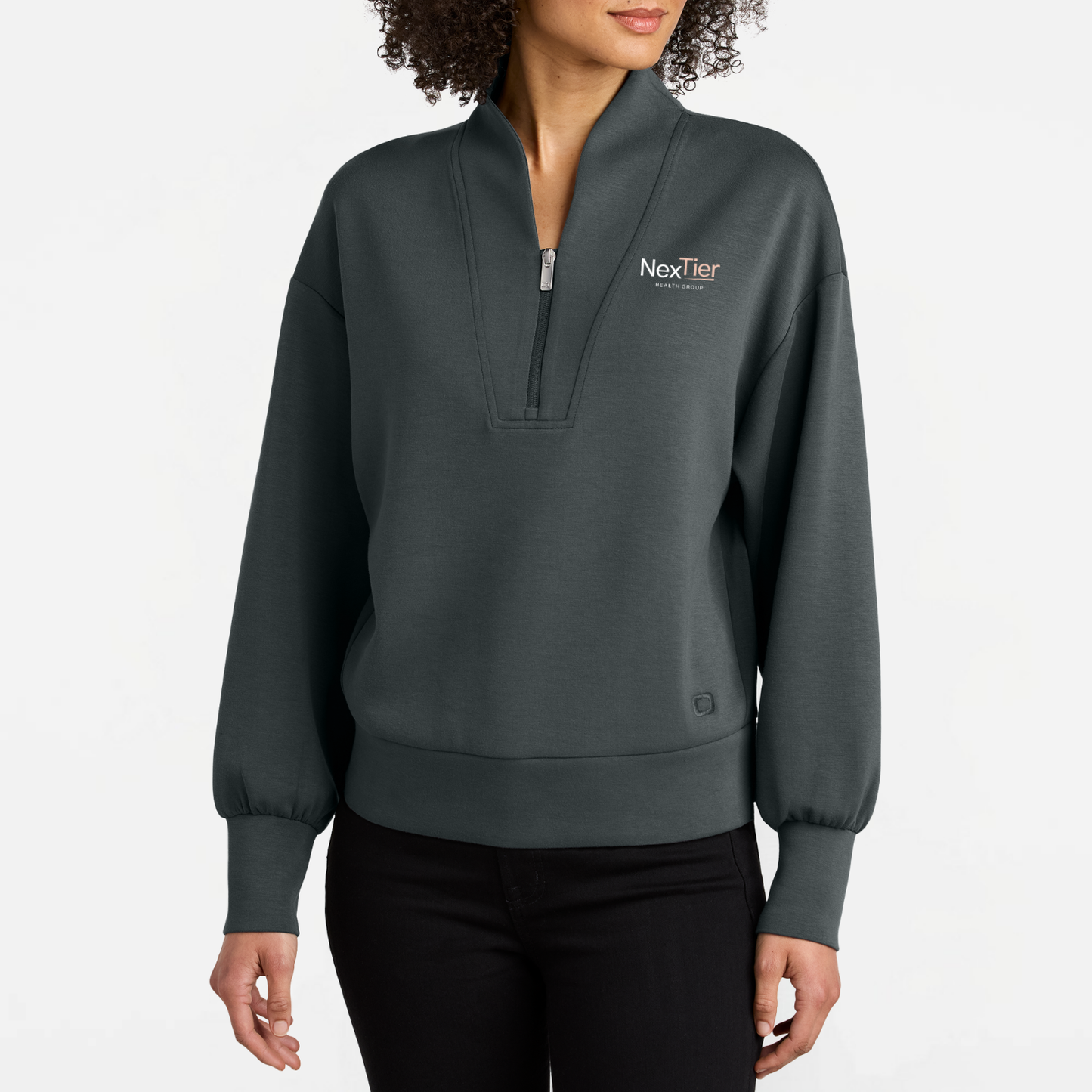 NexTier: Women's Embroidered Transcend Quarter-Zip Sweatshirt