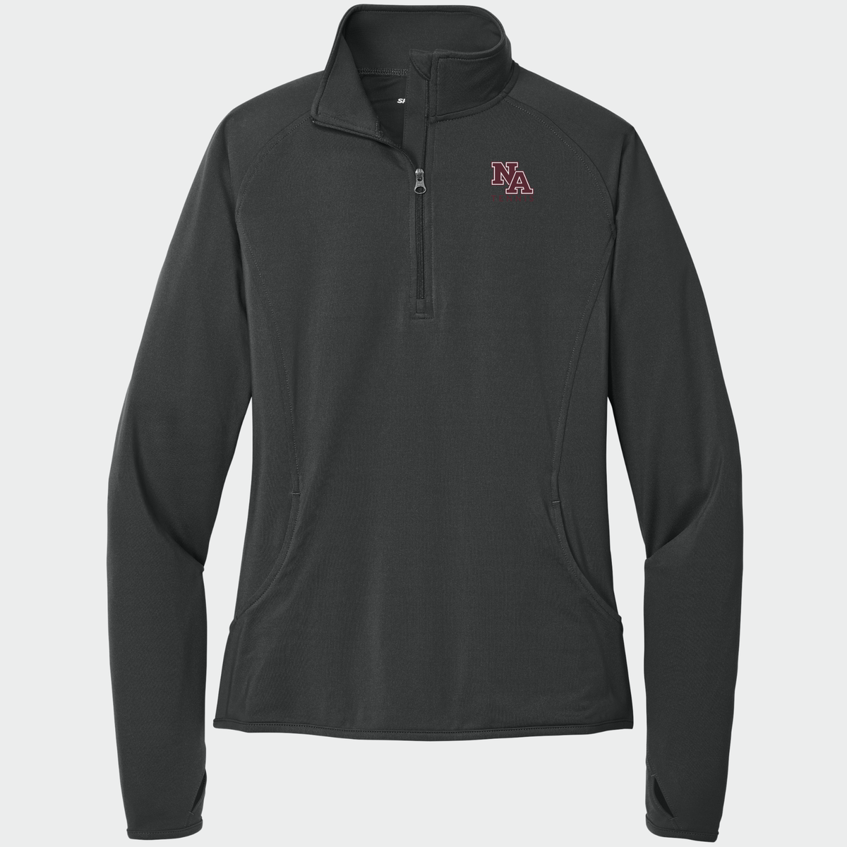 NATennis: NA Tennis, Embroidered, Women's Stretch Quarter-Zip