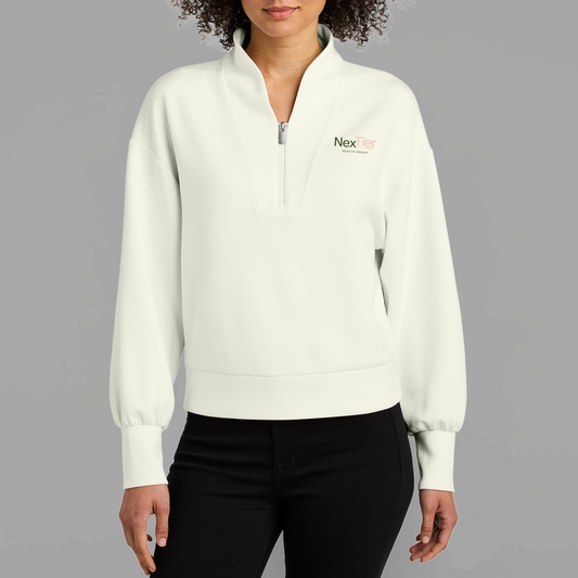 NexTier: Women's Embroidered Transcend Quarter-Zip Sweatshirt