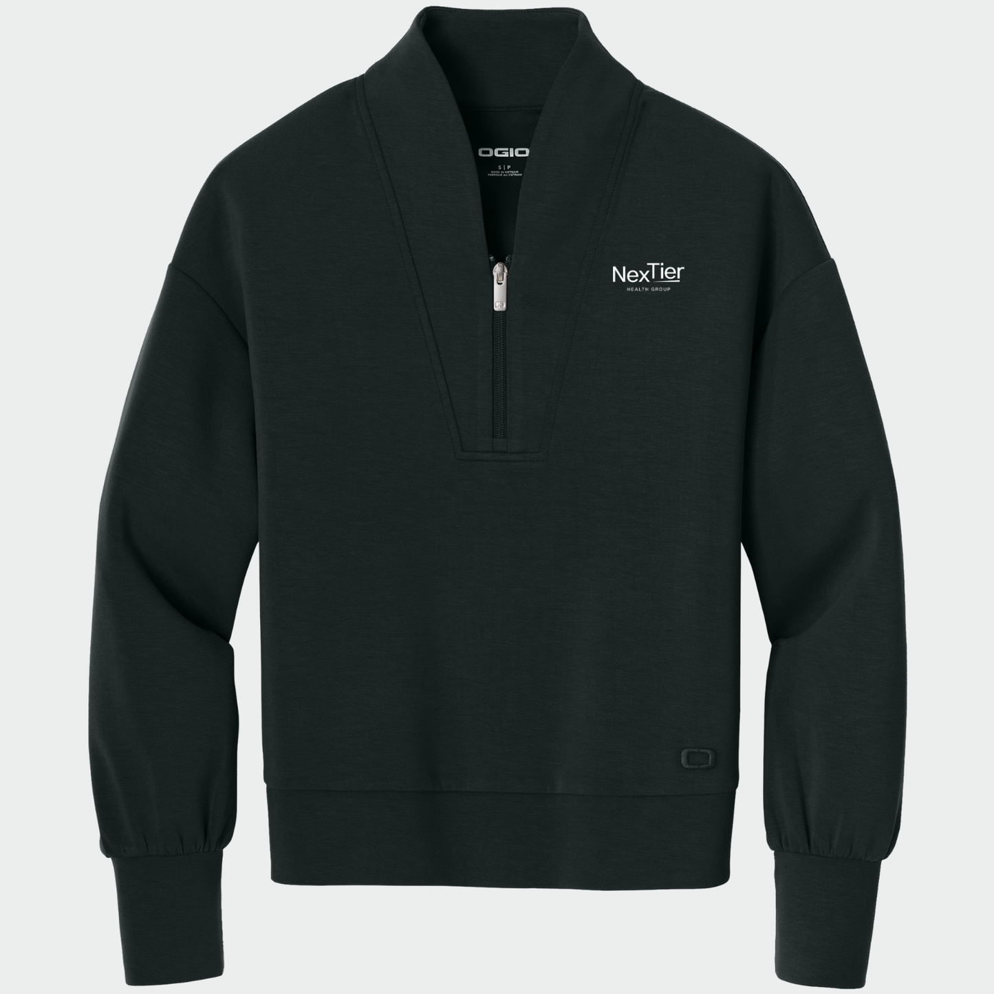 NexTier: Women's Embroidered Transcend Quarter-Zip Sweatshirt