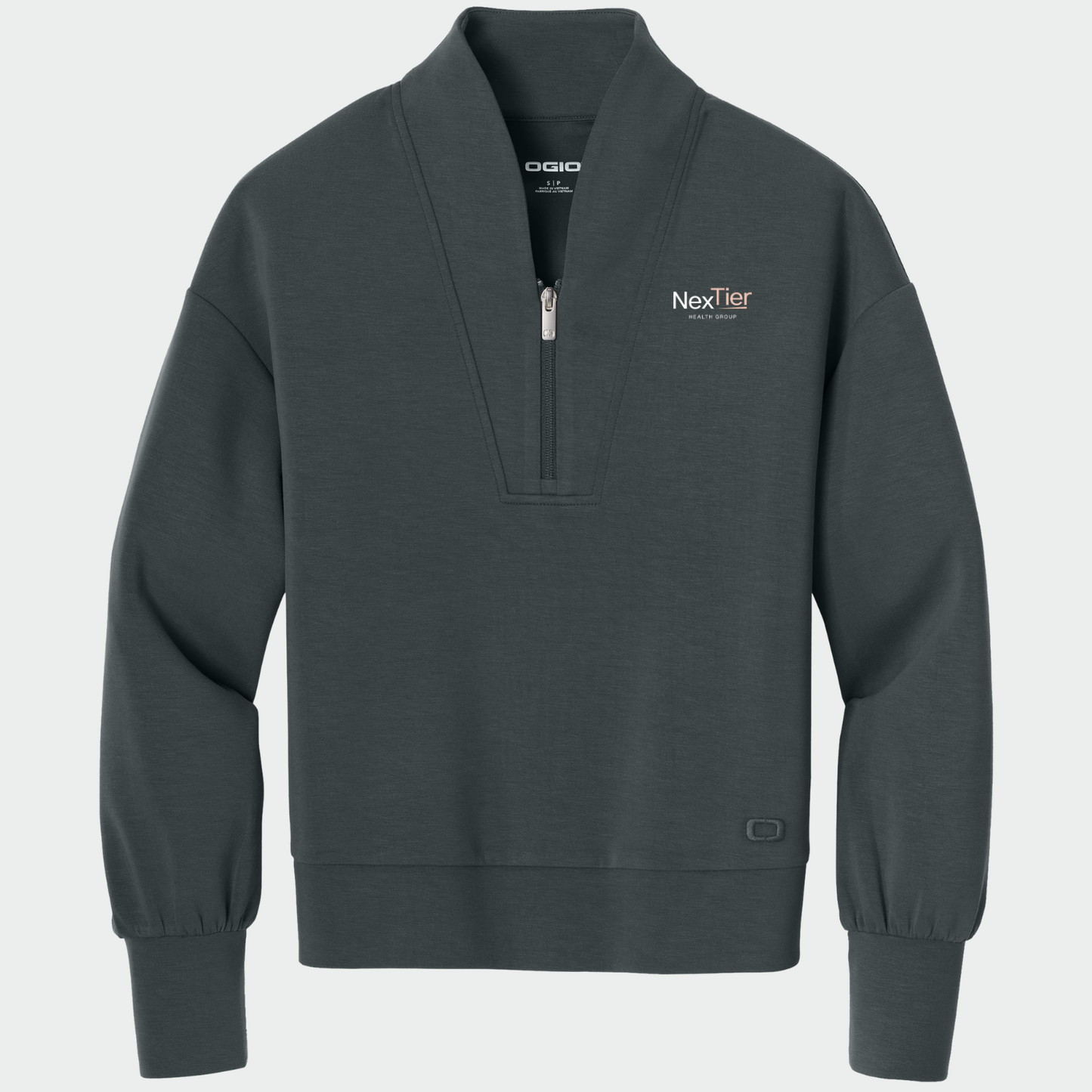 NexTier: Women's Embroidered Transcend Quarter-Zip Sweatshirt