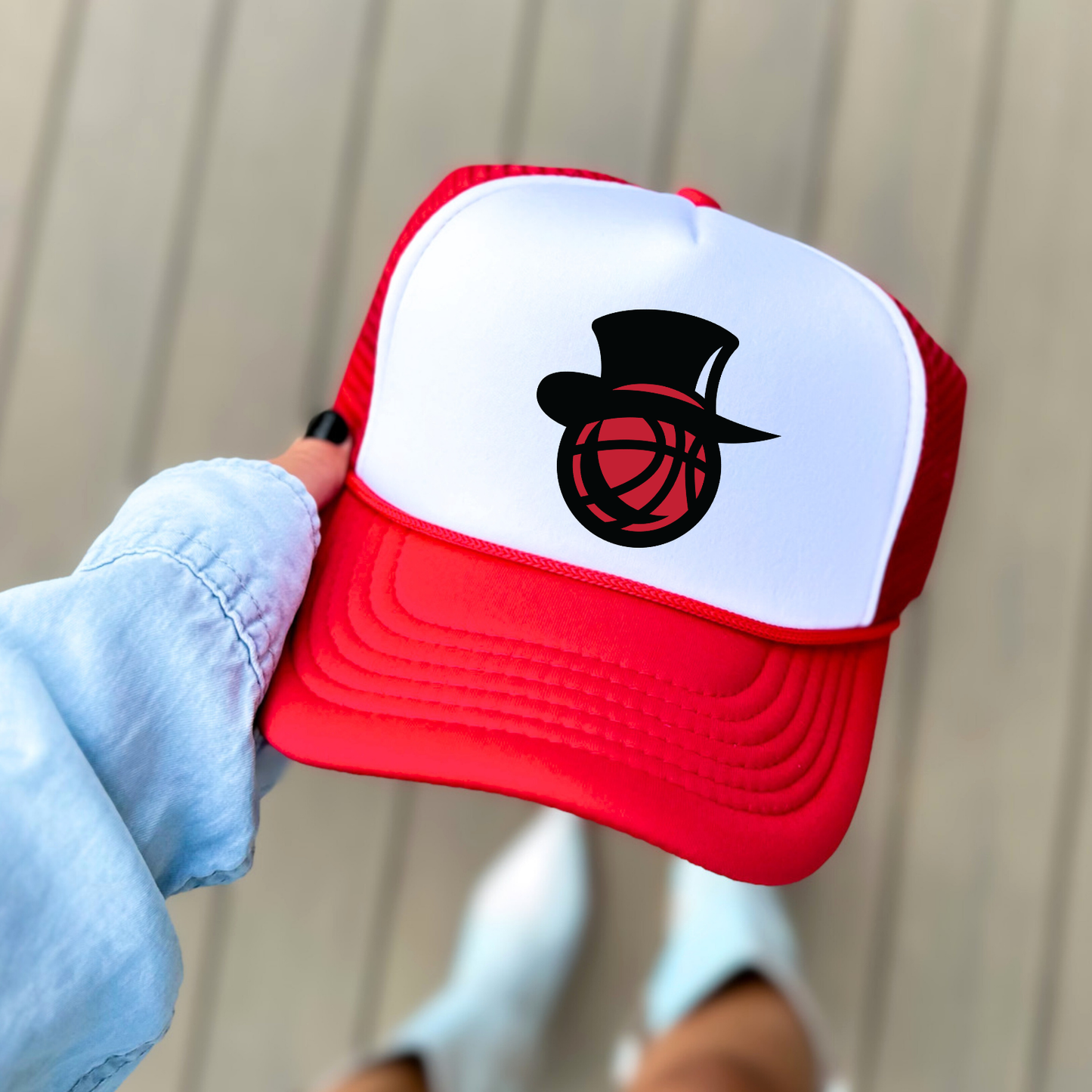 JEB: Johnstown Elite Basketball Top Hat Foam Trucker Hat