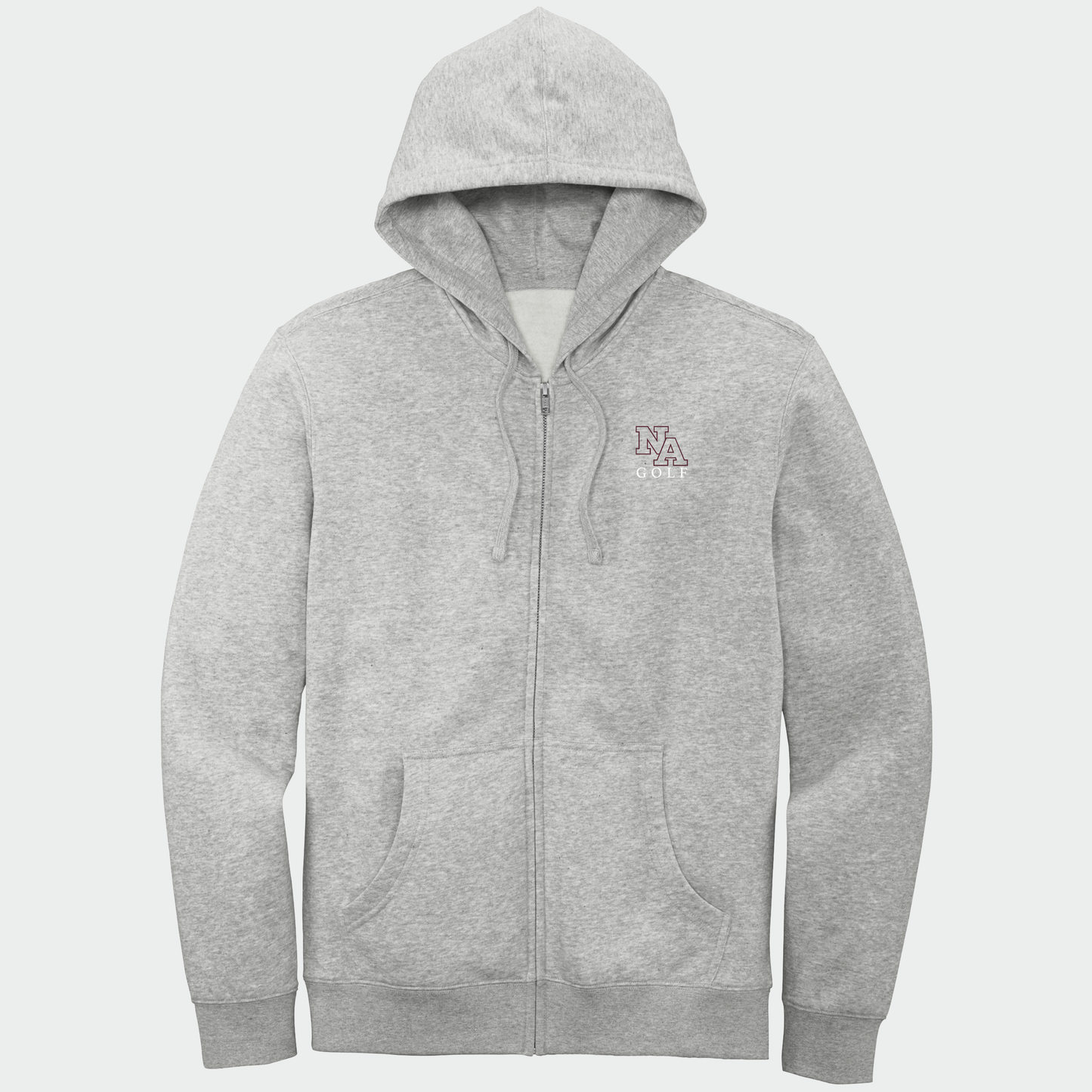 NAGolf: Embroidered, Full-Zip Hooded Sweatshirt