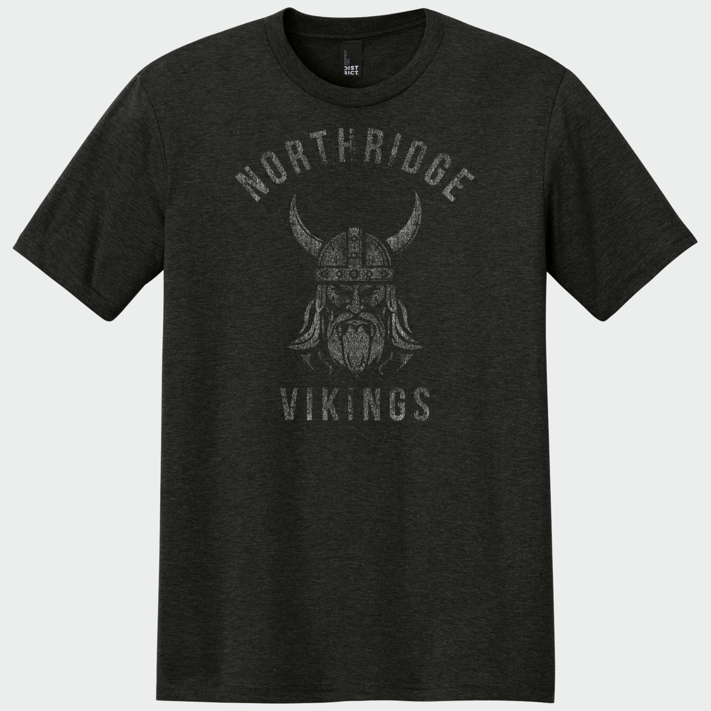 NRS: Northridge Vikings *Distressed Graphic* Blended T-Shirt