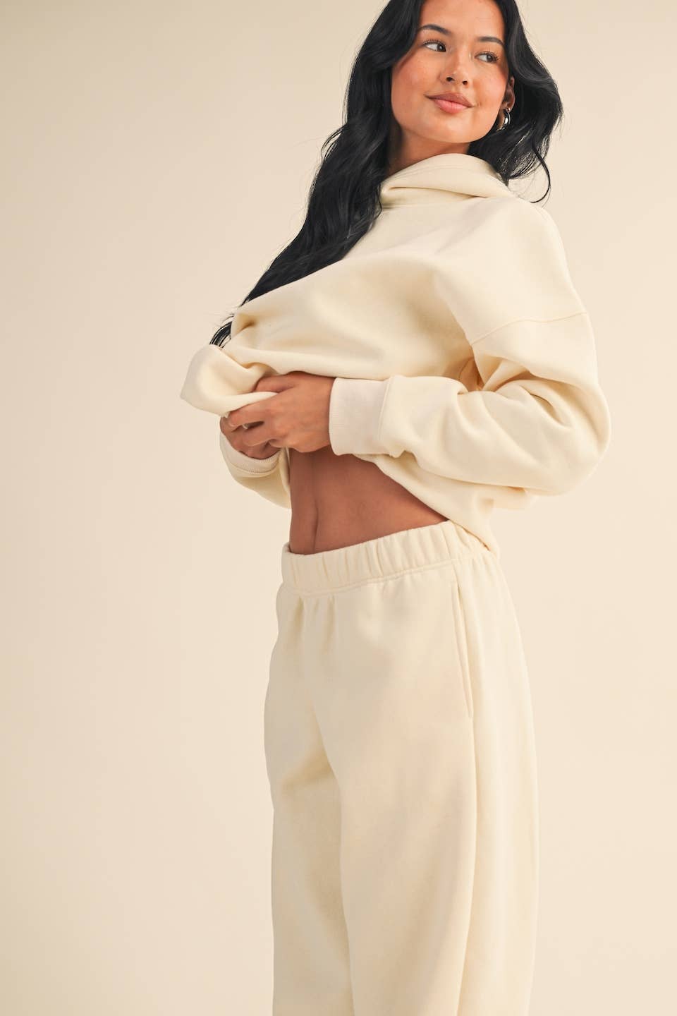 Cozy Fleece Oversized Pullover Hoodie