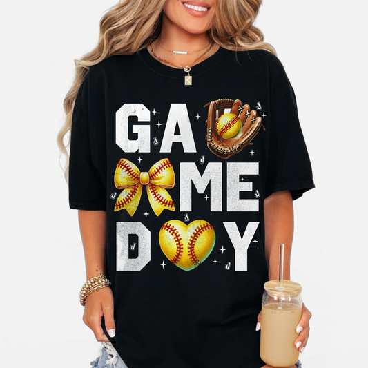 JYAA: Softball Game Day *distressed* T-Shirt
