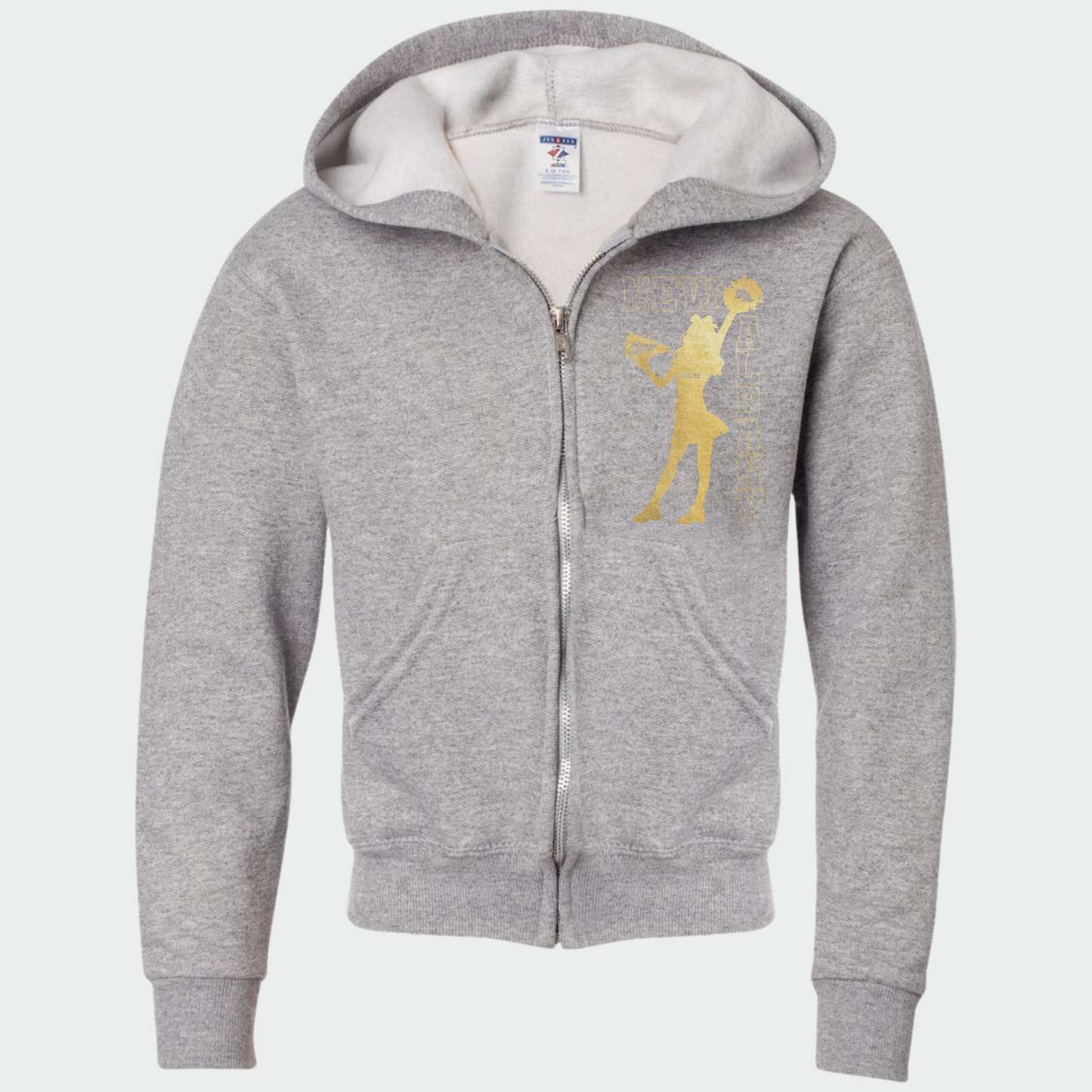 NAYCHEER: 2025 NA Youth Cheer Full-Zip Sweatshirt *foil*