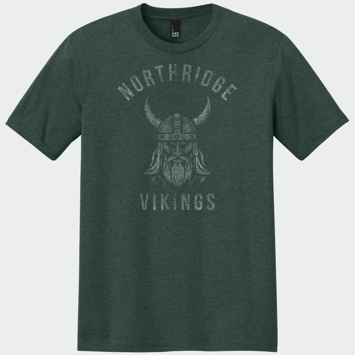NRS: Northridge Vikings *Distressed Graphic* Blended T-Shirt