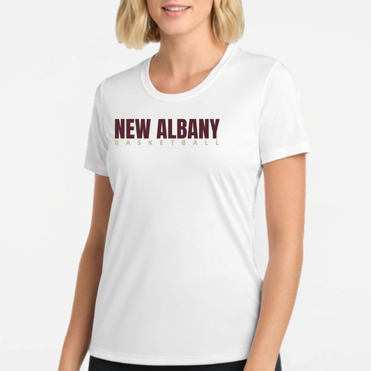 NAGTB: New Albany Basketball, Women's Tech Tee