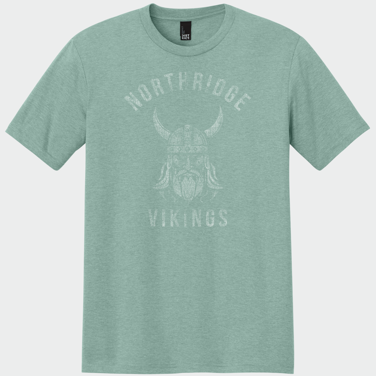 NRS: Northridge Vikings *Distressed Graphic* Blended T-Shirt