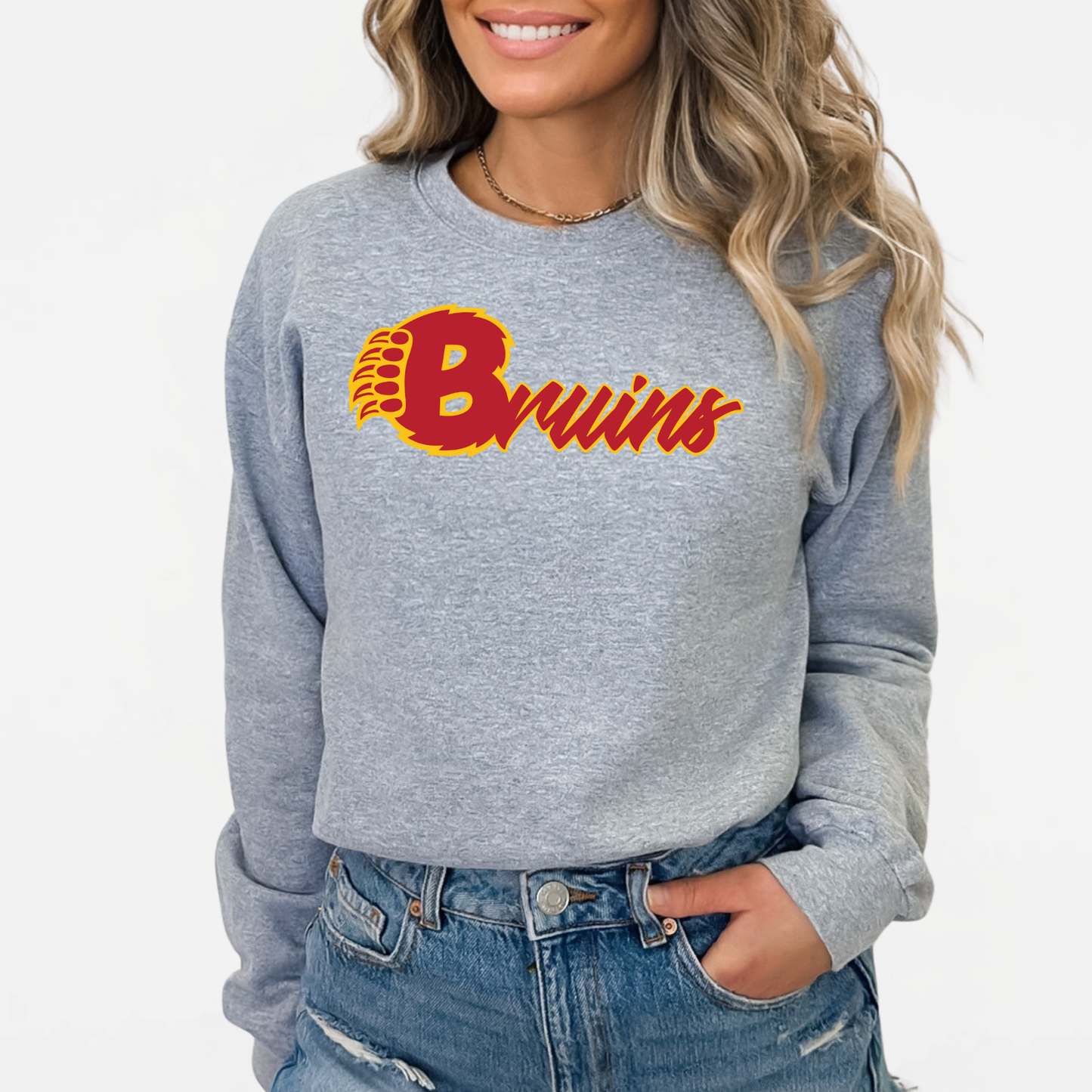 BRUINS: B-Claw Crew Sweatshirt