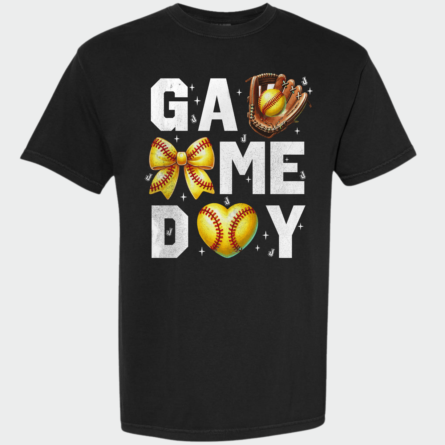 JYAA: Softball Game Day *distressed* T-Shirt